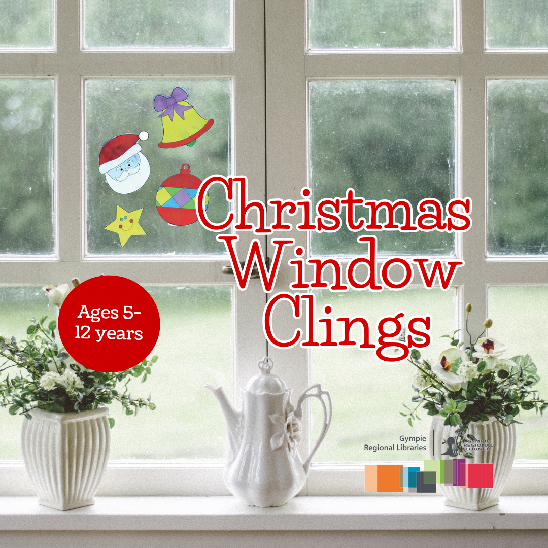 Christmas window clings
