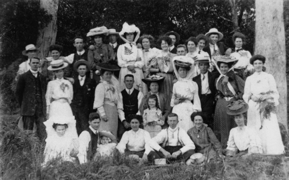 community at outdoor gathering