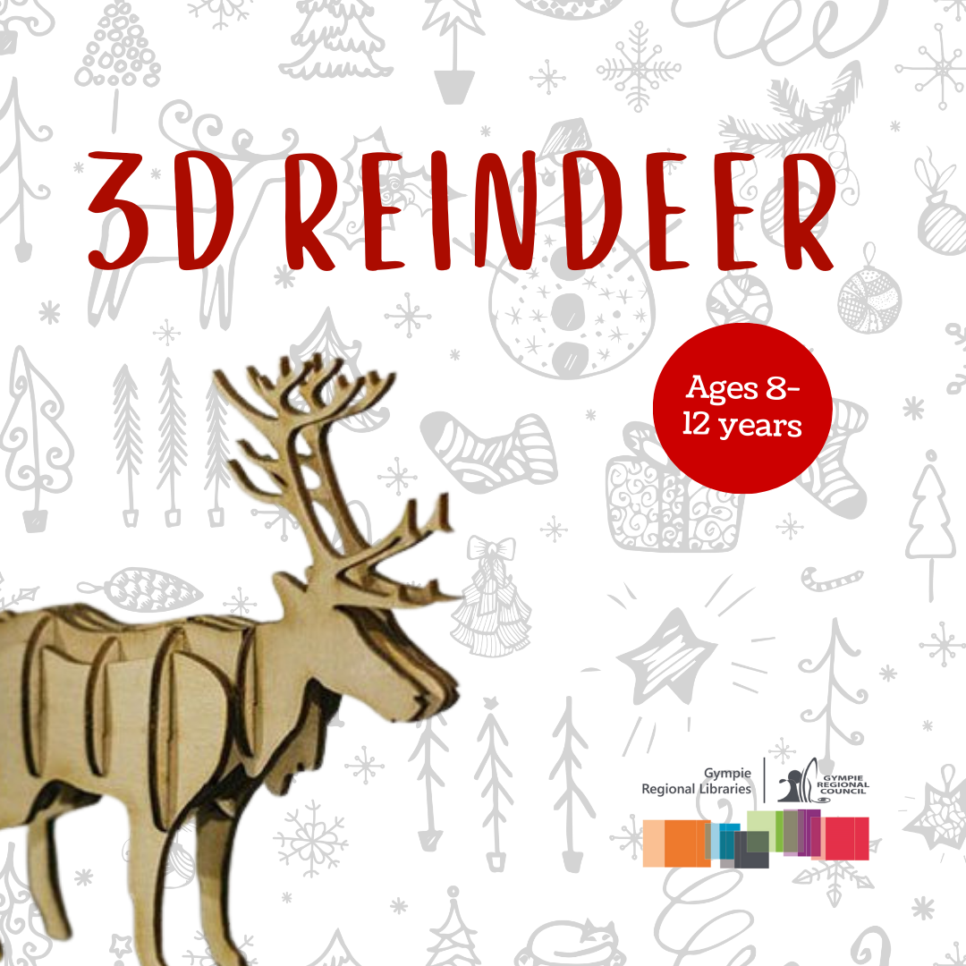 3D reindeer