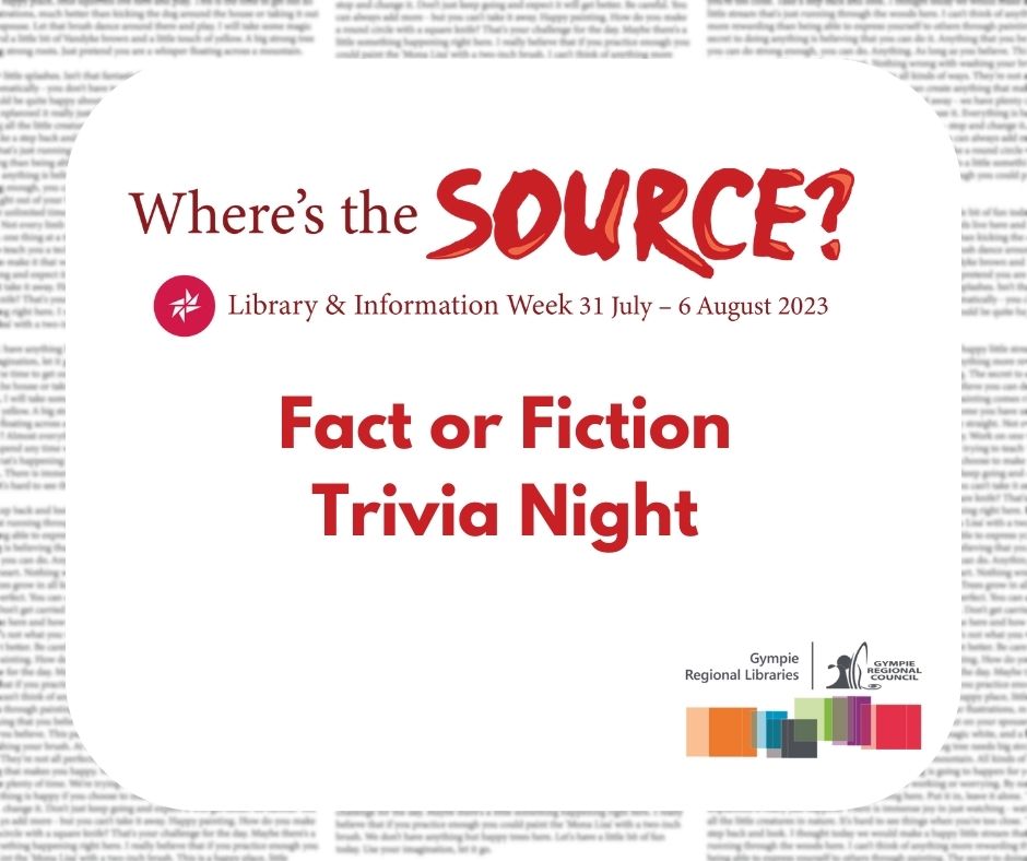 Trivia Tuesdays at Gympie Library – Gympie Regional Council