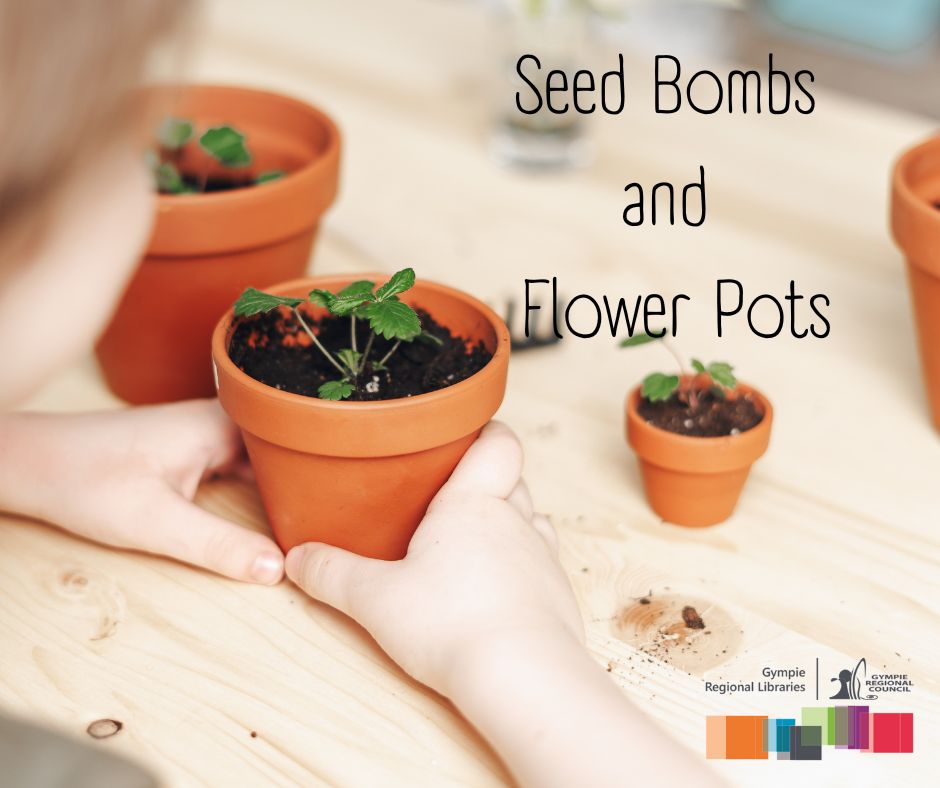 Seed bombs and flower pots